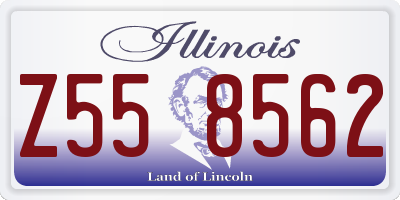 IL license plate Z558562