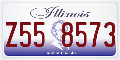 IL license plate Z558573