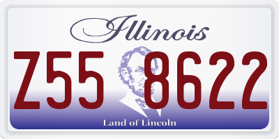 IL license plate Z558622