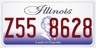 IL license plate Z558628
