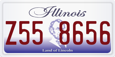 IL license plate Z558656