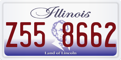 IL license plate Z558662
