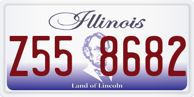 IL license plate Z558682