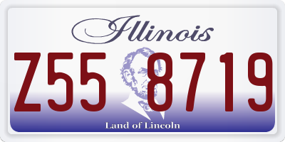 IL license plate Z558719
