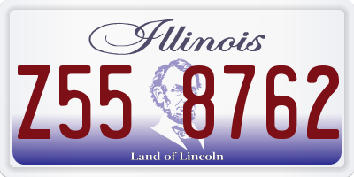 IL license plate Z558762