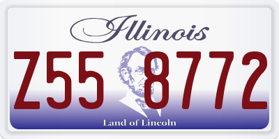 IL license plate Z558772