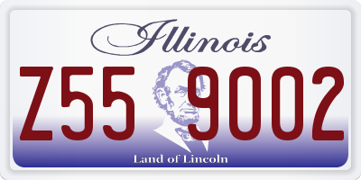 IL license plate Z559002