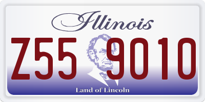 IL license plate Z559010
