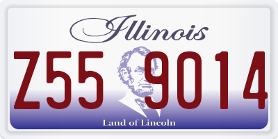 IL license plate Z559014