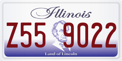 IL license plate Z559022