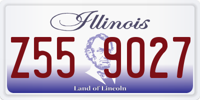 IL license plate Z559027