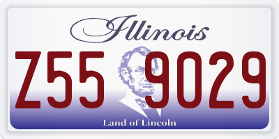 IL license plate Z559029