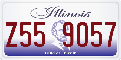 IL license plate Z559057