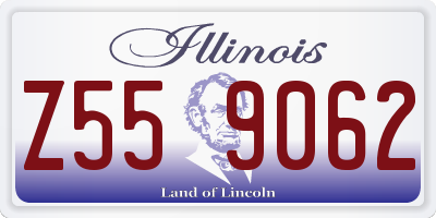 IL license plate Z559062