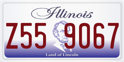 IL license plate Z559067