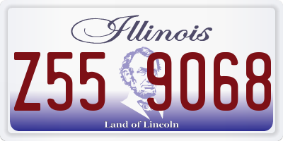 IL license plate Z559068