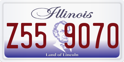 IL license plate Z559070