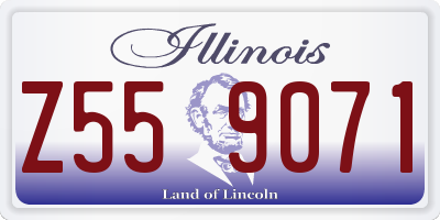 IL license plate Z559071