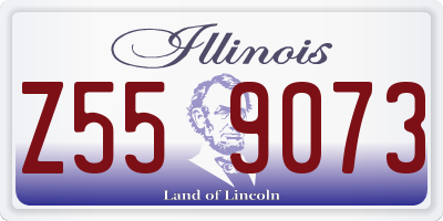IL license plate Z559073