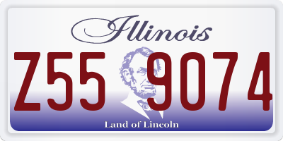 IL license plate Z559074