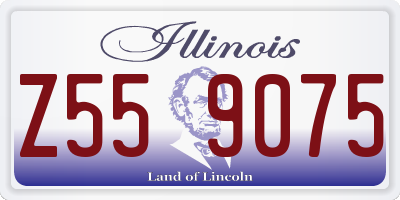 IL license plate Z559075