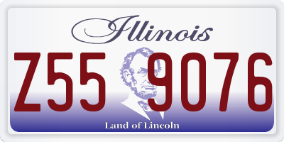 IL license plate Z559076