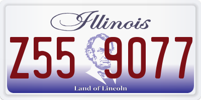 IL license plate Z559077