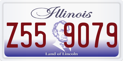 IL license plate Z559079