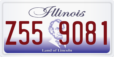IL license plate Z559081