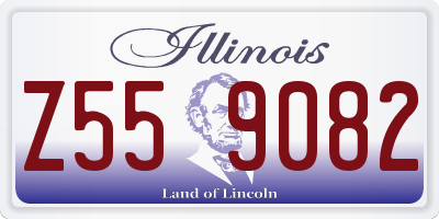 IL license plate Z559082