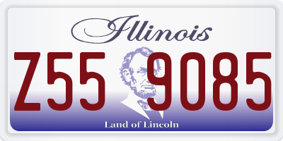 IL license plate Z559085