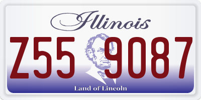 IL license plate Z559087