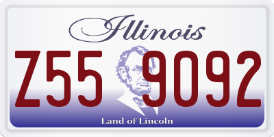 IL license plate Z559092