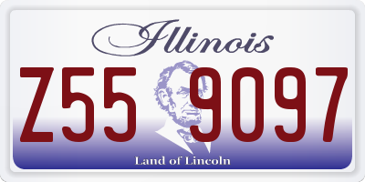 IL license plate Z559097