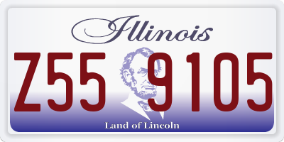 IL license plate Z559105
