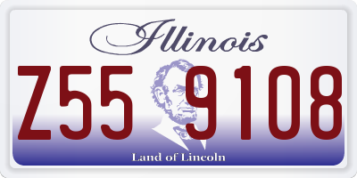 IL license plate Z559108