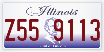 IL license plate Z559113