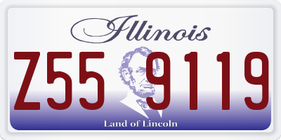 IL license plate Z559119