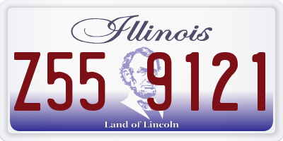IL license plate Z559121