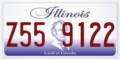 IL license plate Z559122
