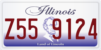 IL license plate Z559124