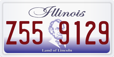 IL license plate Z559129