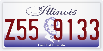 IL license plate Z559133