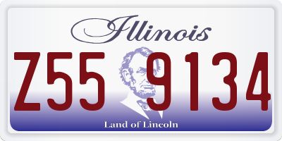 IL license plate Z559134