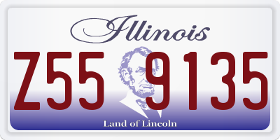 IL license plate Z559135