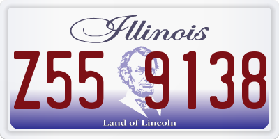 IL license plate Z559138