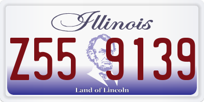 IL license plate Z559139