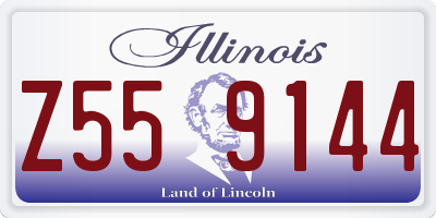 IL license plate Z559144