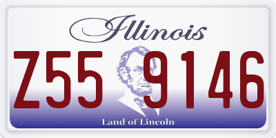 IL license plate Z559146