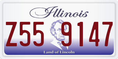 IL license plate Z559147